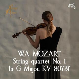 Mozart's string quartet No. 1 In G Major, KV 8073f