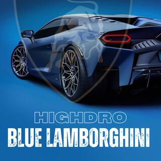 Blue Lamborghini