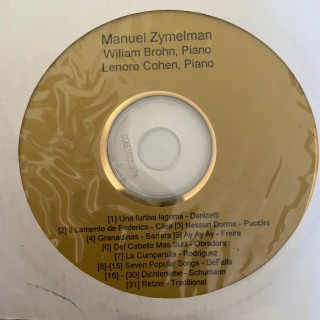 Manuel Zymelman, William Brohn, and Lenore Cohen concert