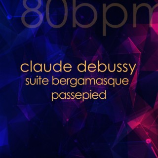 Passepied 80bpm (Bergamasque, Claude Debussy, Classic Piano)