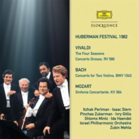 Vivaldi: Concerto in B Minor, RV 580: 2. Largo - Larghetto - Largo (Live) ft. Israel Philharmonic Orchestra, Isaac Stern, Ivry Gitlis, Ida Haendel & Shlomo Mintz | Boomplay Music