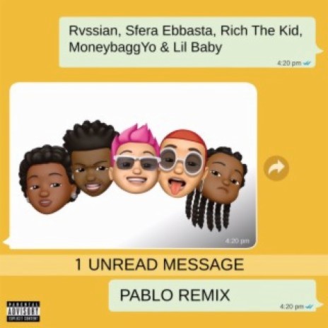 Pablo (Remix) ft. Sfera Ebbasta, Rich The Kid, Moneybagg Yo & Lil Baby | Boomplay Music