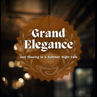 Jazz Flowing in a Summer Night Cafe