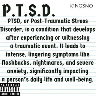 SUFFERING P.T.S.D.