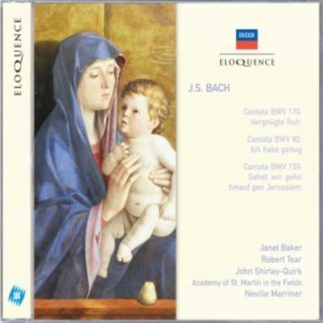 J.S. Bach: Cantata "Ich habe genug" BWV 82: 1. Aria: Ich habe genug, ich habe den Heiland ft. Roger Lord, Kenneth Heath, George Malcolm, Academy of St Martin in the Fields & Sir Neville Marriner