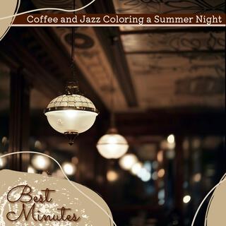 Coffee and Jazz Coloring a Summer Night