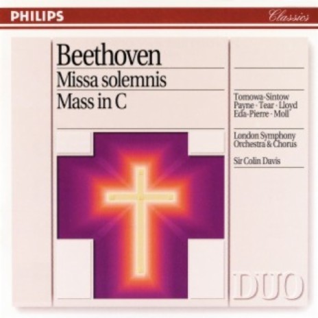 Beethoven: Mass in D Major, Op. 123 "Missa Solemnis": Gloria: Quoniam tu solus sanctus ft. Patricia Payne, Robert Tear, Robert Lloyd, John Constable & London Symphony Chorus | Boomplay Music