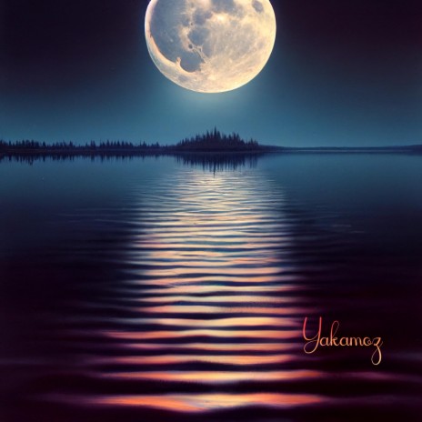 Moon reflection on water (Yakamoz)