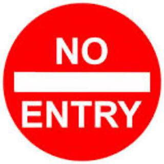 NO ENTRY