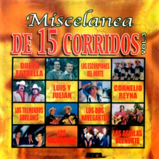 Miscelánea de 15 Corridos, Vol. 3