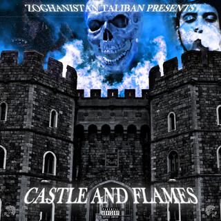 CASTLE AND FLAMES