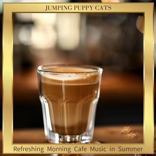 Refreshing Morning Cafe Music in Summer