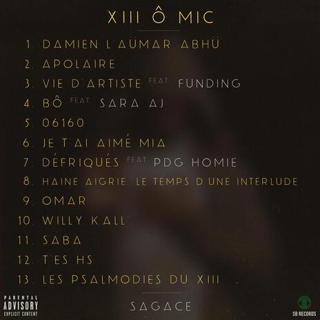 XIII Ô TRACKLIST | Boomplay Music