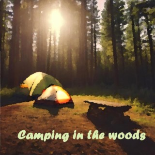 camping in the woods