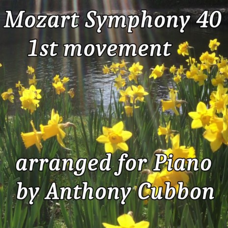 Mozart Symphony 40 1st Movement Piano arrangement