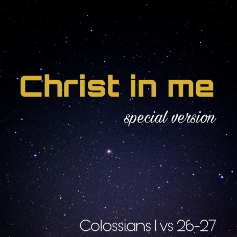 Christ in Me (Special Version) ft. Dr Masha, Martin PK & Simone R | Boomplay Music