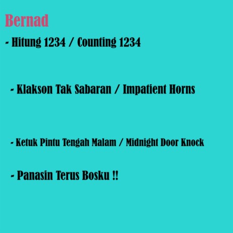 Hitung 1234 / Counting 1 2 3 4 (Voice Mix)