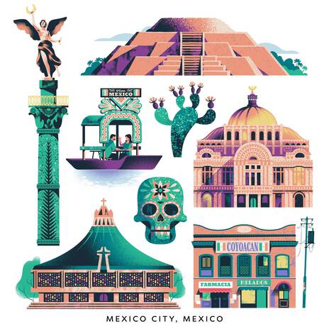 Mexico City, Mexico ft. Lofi Hip-Hop Beats | Boomplay Music