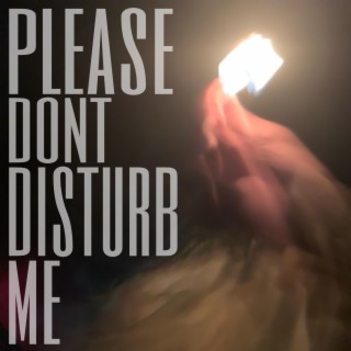 Please dont disturb me