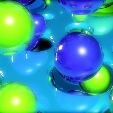 Blue And Green Balls