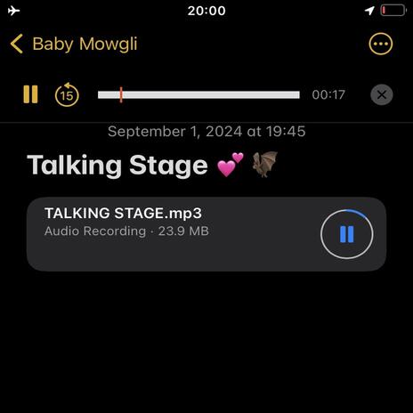 Talking stage | Boomplay Music