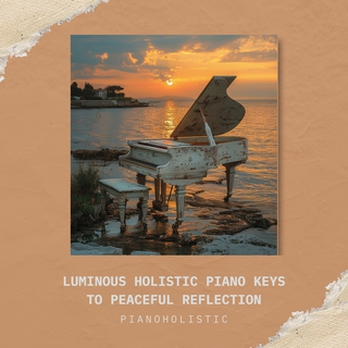 Luminous Holistic Piano Keys to Peaceful Reflection