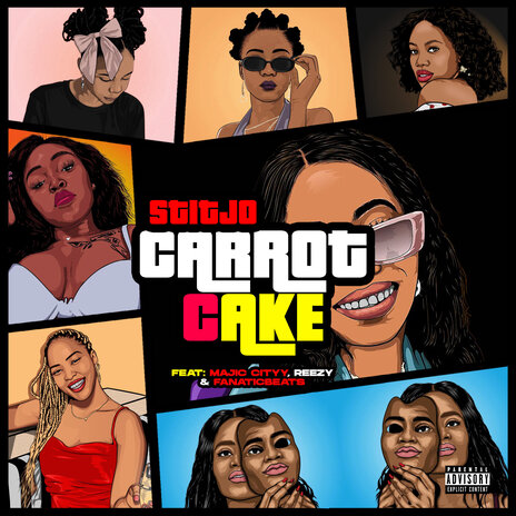 Carrot Cake ft. Majic Cityy, Reezy & Fanaticbeats | Boomplay Music