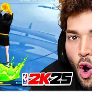 ADIN ROSS'S FIRST TIME PLAYING NBA 2K25! FREESTYLE!