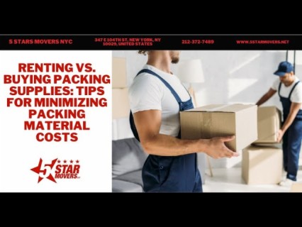 Renting vs. Buying Packing Supplies: Tips for Minimizing Packing Material Costs
