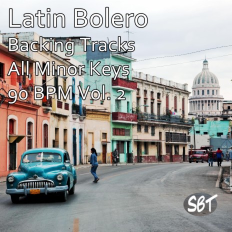 Latin Bolero Guitar Backing Track in Gb Minor, 90 BPM, Vol. 2