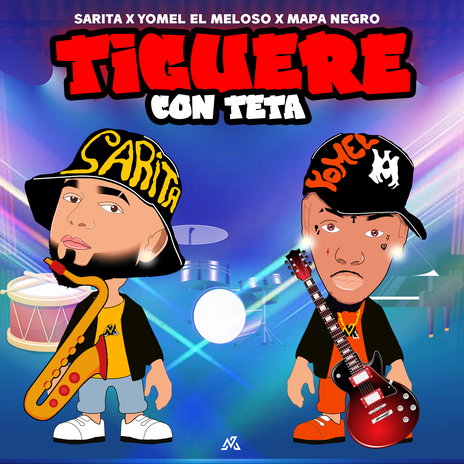 Tiguere Con Teta ft. Yomel El Meloso & mapa negro | Boomplay Music