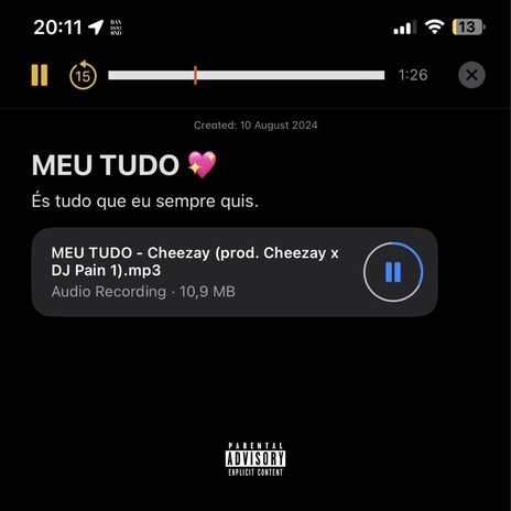 MEU TUDO (Acapella) | Boomplay Music