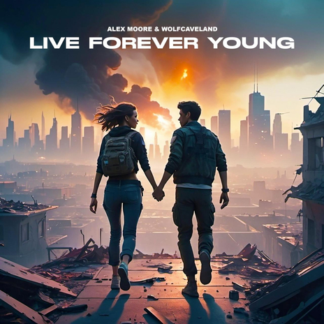 Live Forever Young ft. WolfCaveland | Boomplay Music