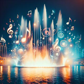 Dubai Fountain Song, Dubai Fountain, water and light in a magical space, Dubai Song