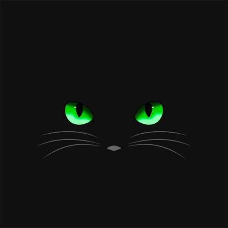 The Black Cat and Green Eyes