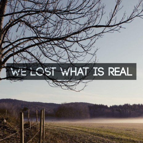 We Lost What Is Real | Boomplay Music