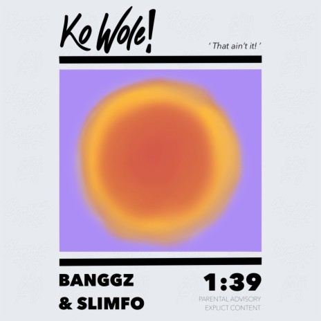 KO WOLE! ft. SlimFo | Boomplay Music