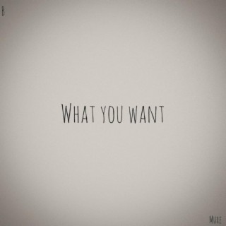 What you want
