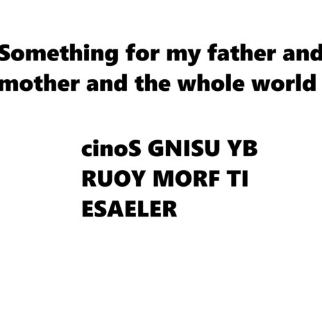 Cinos Gnisu Yb Ruoy Morf Ti Esaeler