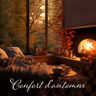Confort d'automne: Musique de relaxation chaleureuse avec feu de joie et ambiance automnale pour dormir, et Détente