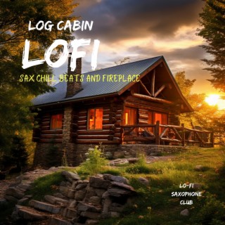 Log Cabin Lofi: Sax Chill Beats and Fireplace