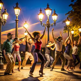 Dancing Under Streetlights