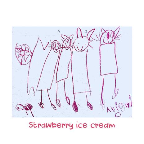 Strawberry ice cream