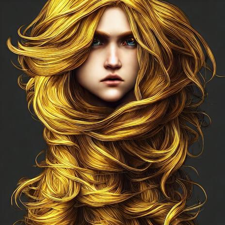 golden hair