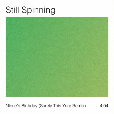 Niece's Birthday (Surely This Year Remix)