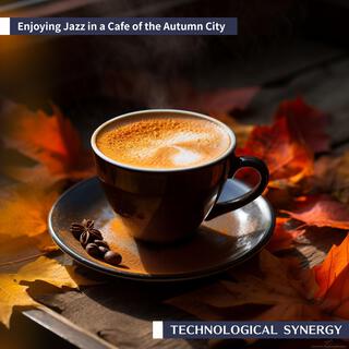 Enjoying Jazz in a Cafe of the Autumn City