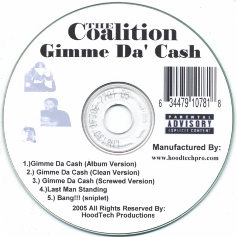 Gimme Da Cash (Radio Edit) | Boomplay Music