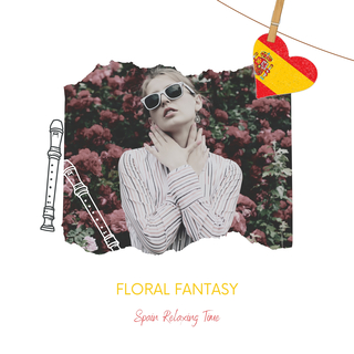 Floral Fantasy: A Flute's Journey Through Spanish Echoes