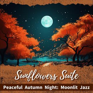 Peaceful Autumn Night: Moonlit Jazz