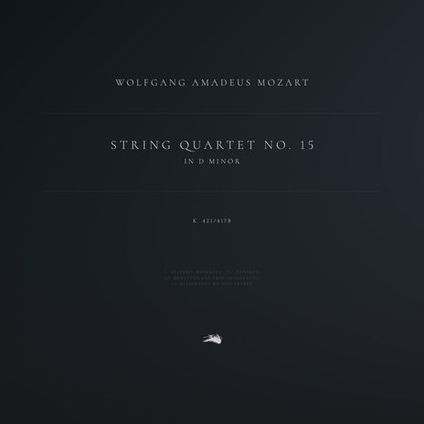 String Quartet No. 15 in D Minor, K. 421/417b: 2. Andante ft. Classical Archive Stereo Arts